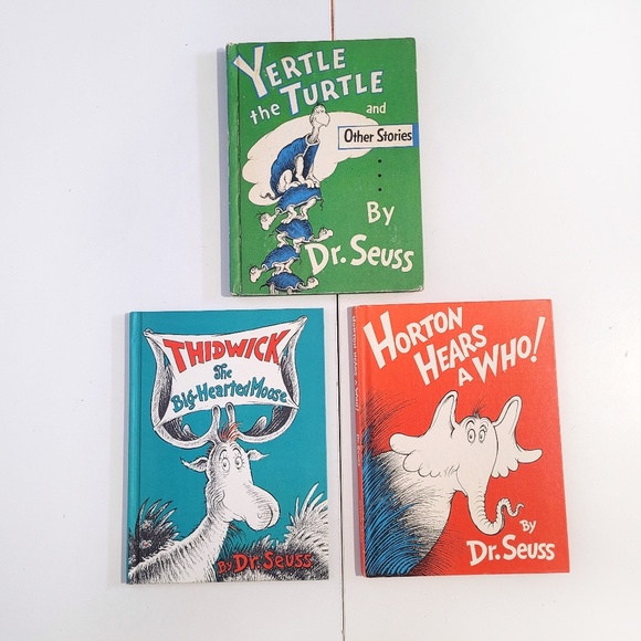 Dr Seuss Vintage Matte Hardcover Books Lot 1 - Picture 1 of 16